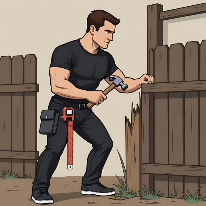 handyman working tools home repair